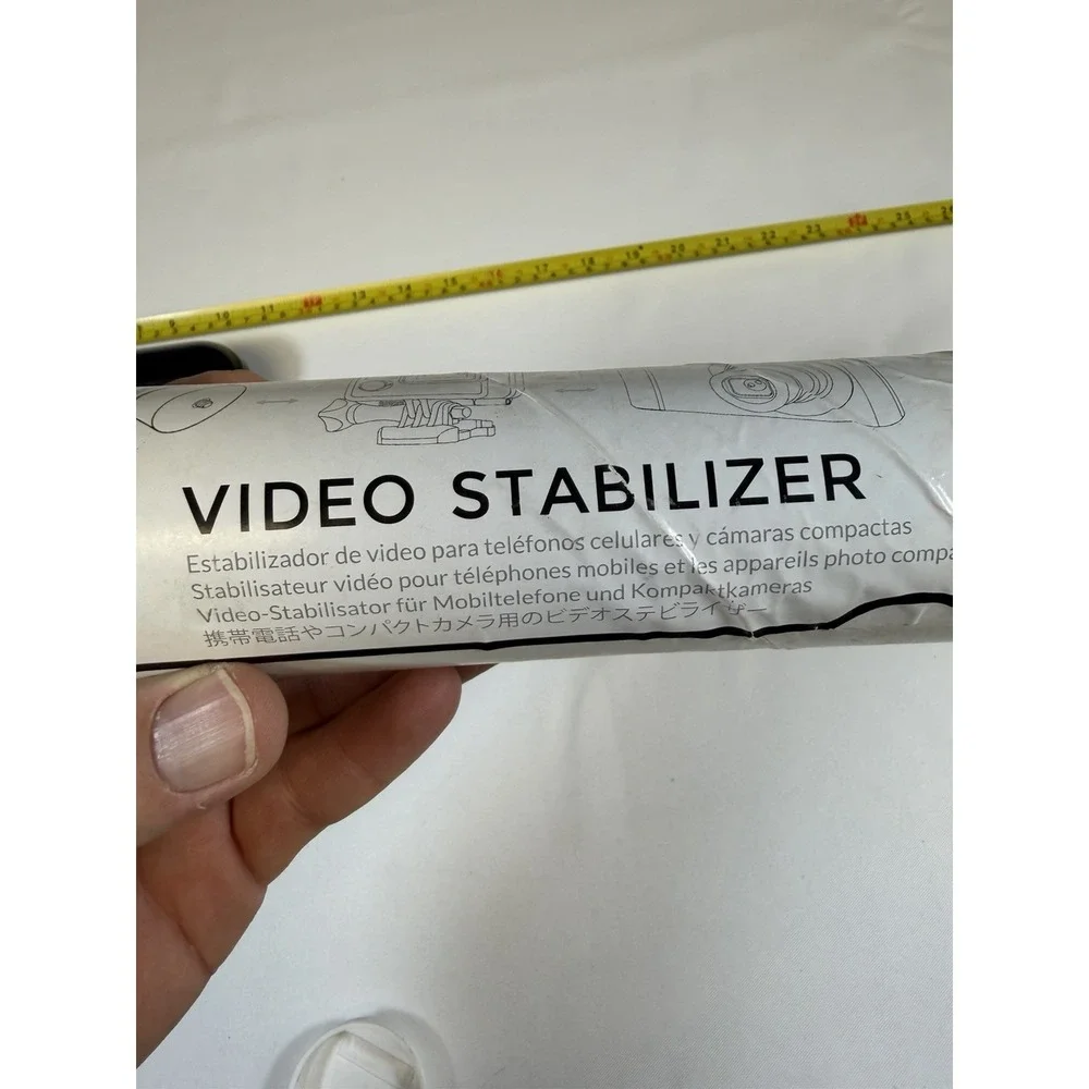 StayblCam Video Stabilizer Handheld Gimbal for iPhone GoPro Action Cameras Box